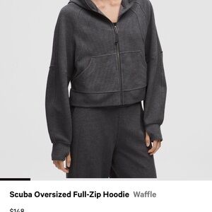lululemon athletica Scuba Zip Up Waffle